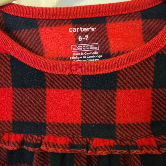 Carters long flannel gown - Picture 3 of 4